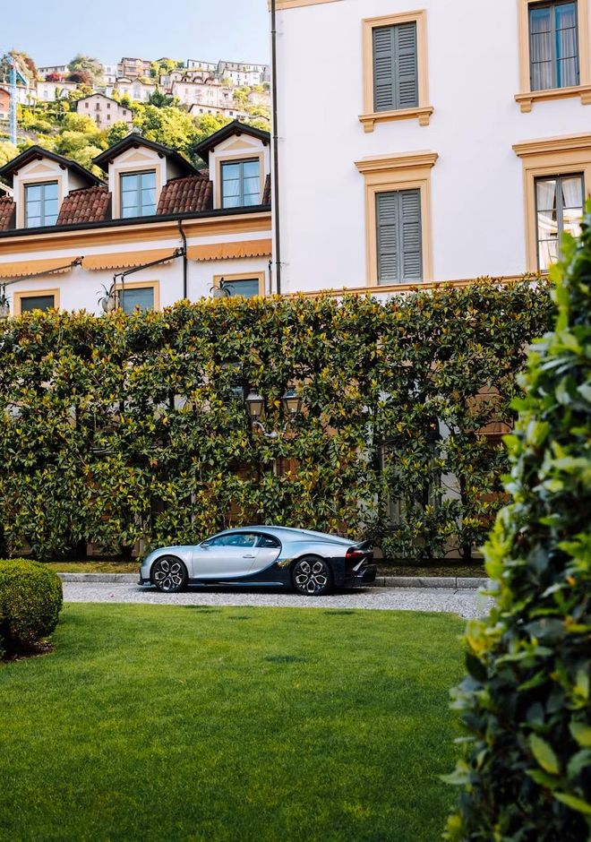 A premium modern car in a sophisticated automotive setting